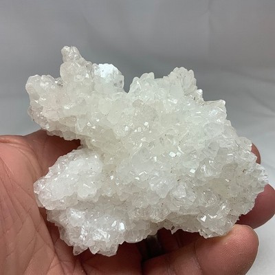 Aragonite Natural White Crystal Cluster Cave Calcite 11 oz #e9026