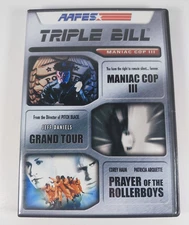 Triple Bill DVD Maniac Cop III, The Grand Tour, Prayer of the Rollerboys AAFES