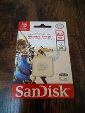 SanDisk New 64 GB MicroSDXC Card for Nintendo Switch Sealed Pkg
