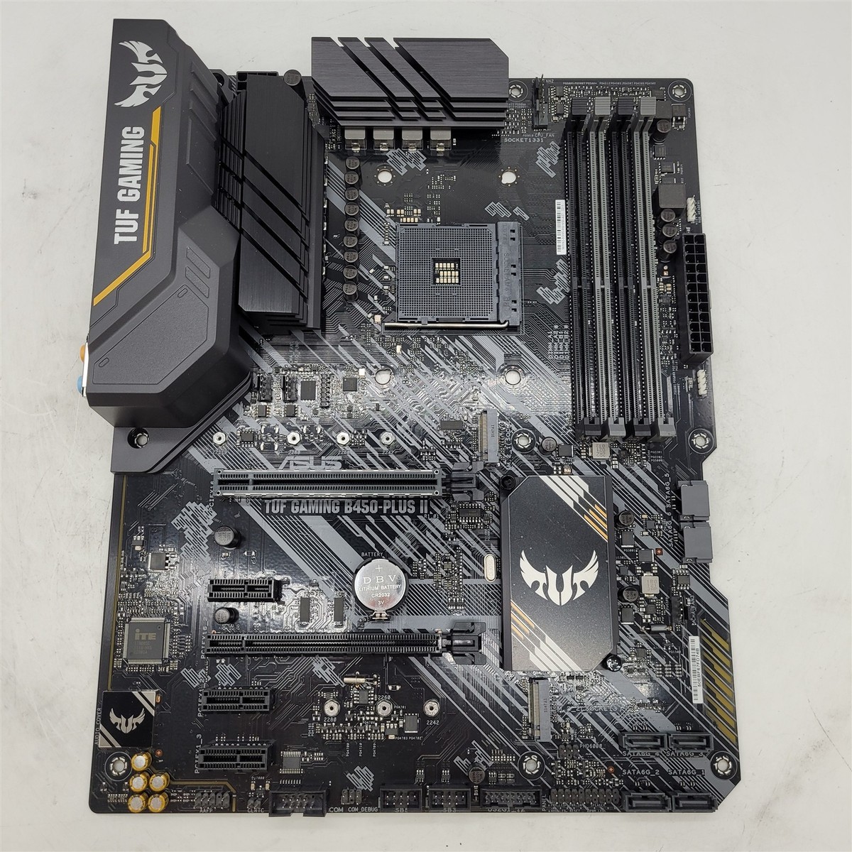 ASUS TUF Gaming B450-PLUS II AMD AM4 Ryzen 5000, 3rd Gen Ryzen ATX