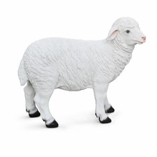 Sheep Figurine Lifelike Resin Sheep Decorative for Garden, Lawn, Homeowners
