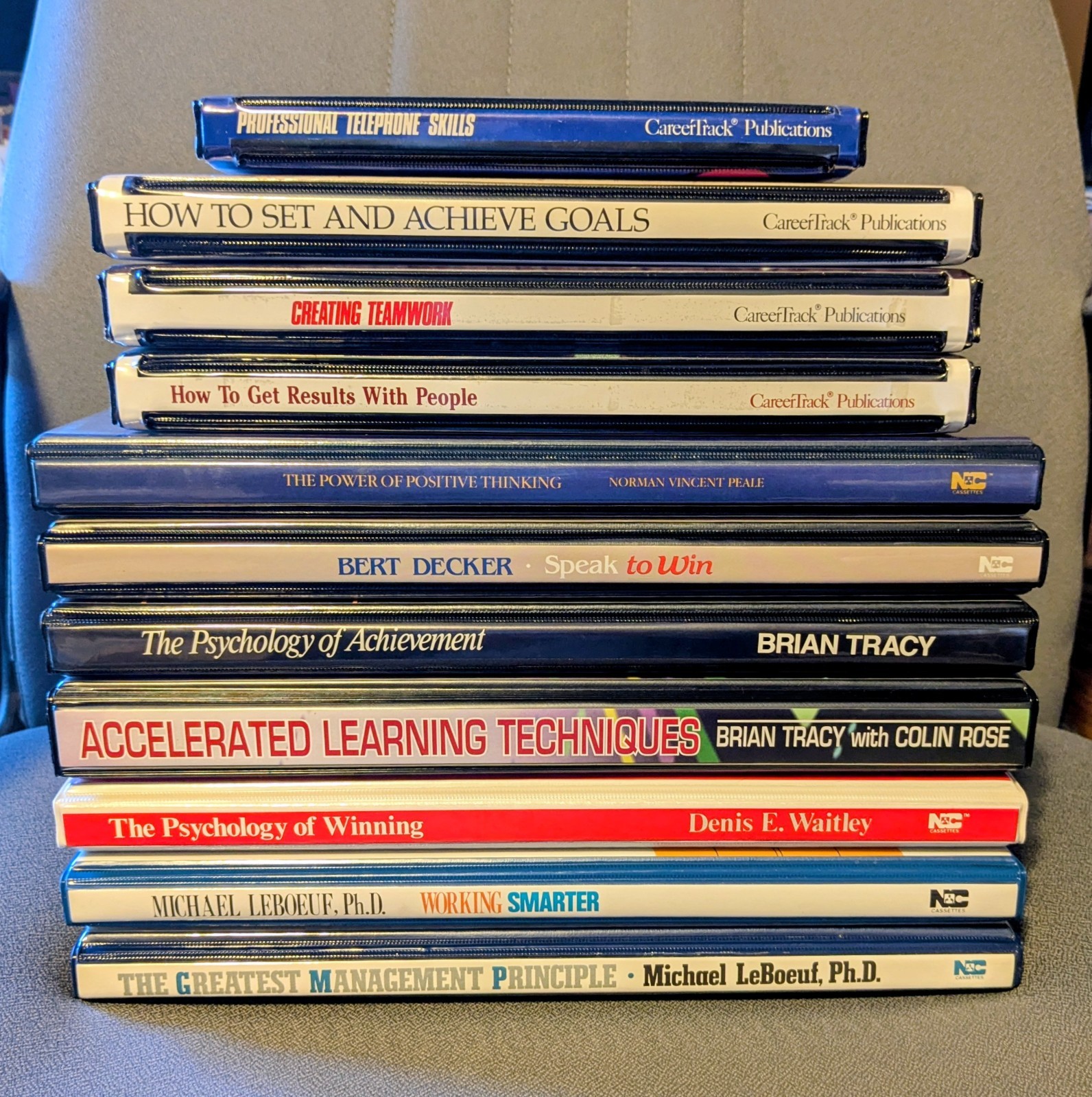 11 NightingaleConant CareerTrack Self-Improvement CASSETTE Tracy LeBoeuf Waitley