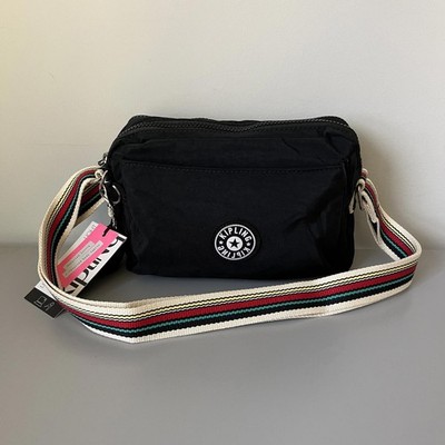 Kipling Abanu Medium Crossbody Bag in Black Mosaic NWT
