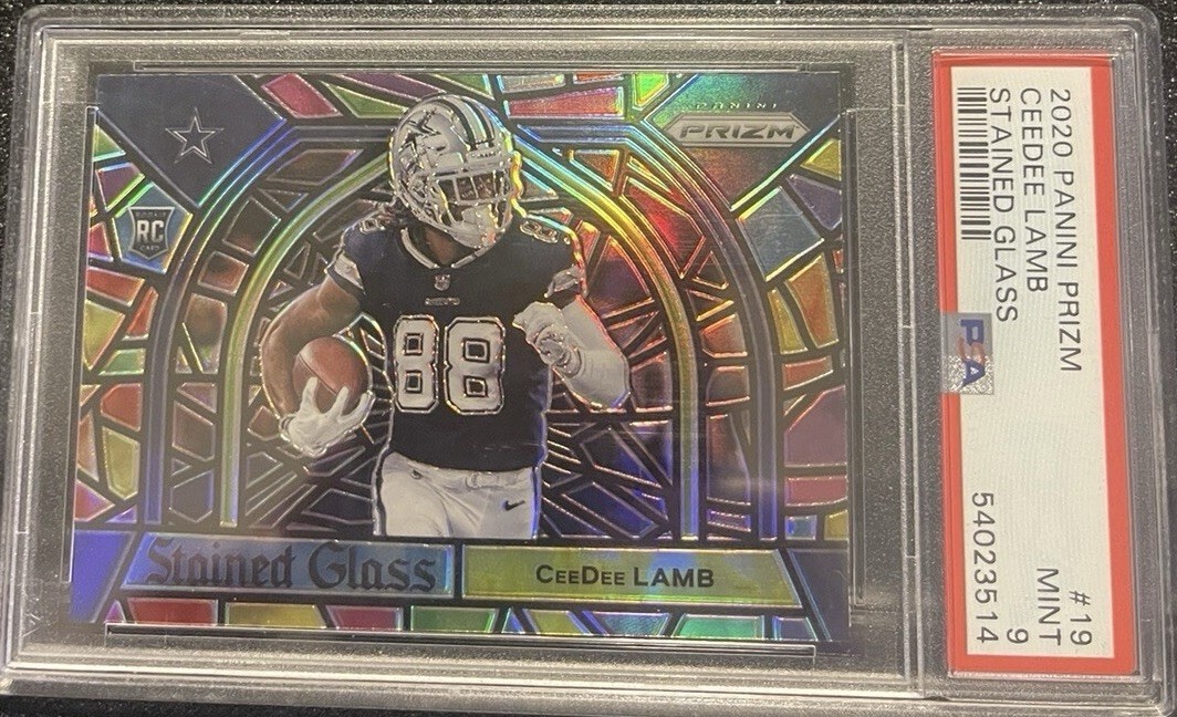 2020 Panini Prizm Stained Glass CeeDee Lamb #19 - RC - SSP - Dallas Cowboys