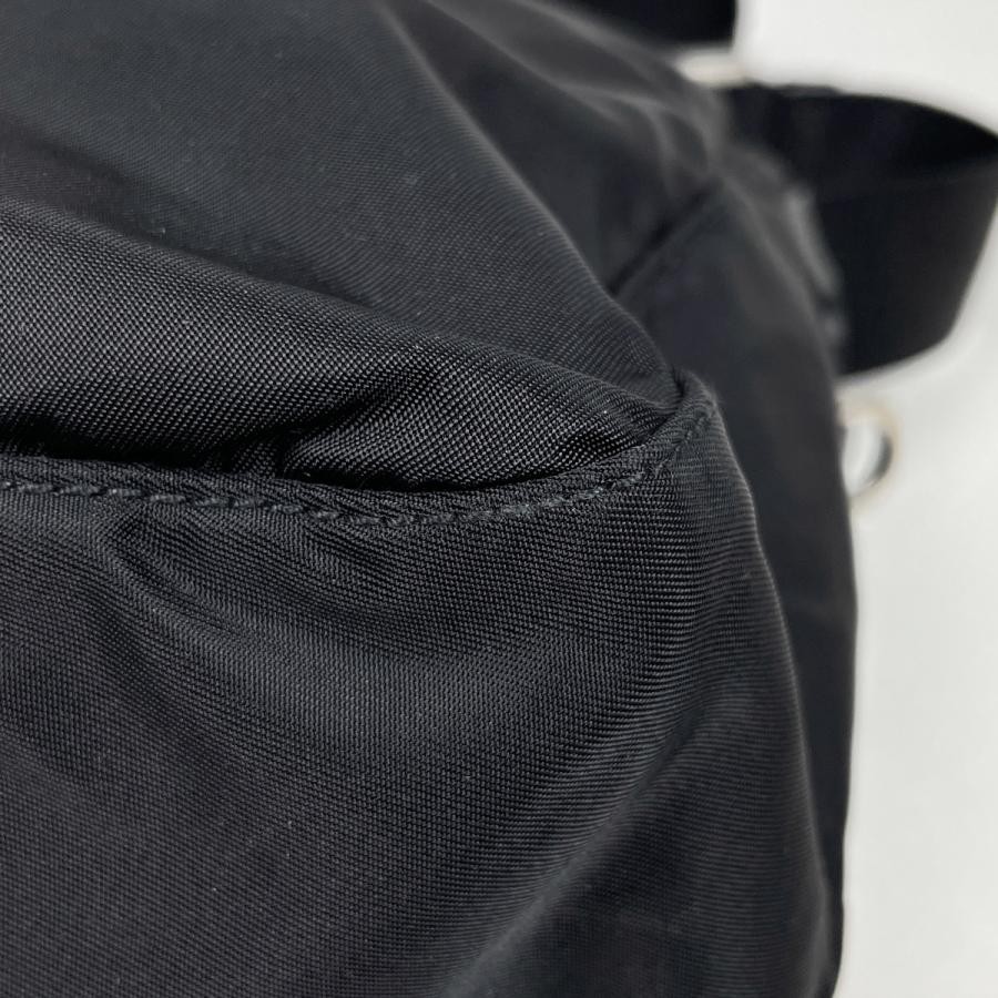 Prada Plate Shoulder Bag BT8994 Nylon Black with Guarantee Card #BS1884 thumbnail 2