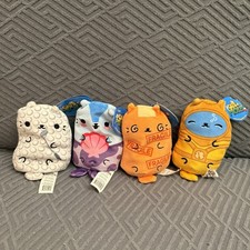 Cats vs Pickles Bean Plush Bundle Set Of 4 Divot 292 Shelly 228 Cousteau 312 119