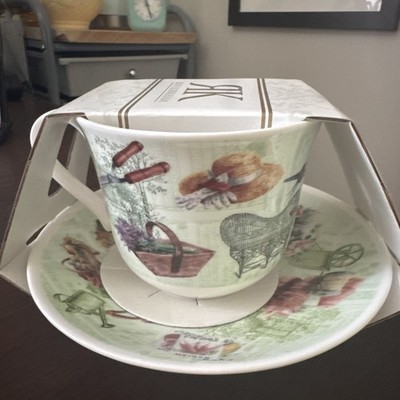 Roy Kirkham Gardener's Tea Cup & Saucer