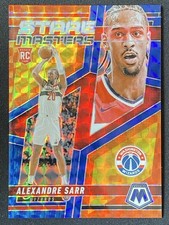 Alexandre Sarr 2024-25 Panini Mosaic Stare Masters Blue Mosaic RC /199 #14