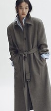 Stella McCartney H&M Mantel Wollmantel Grau G...
