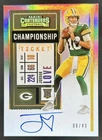 2020 Panini Contenders Jordan Love RC Championship Ticket Auto #/49 Packers
