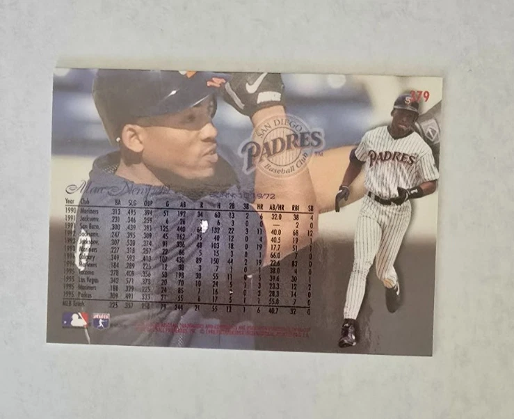 (ITEM D072) MARC NEWFIELD - 1996 FLAIR #379 - Image 2 of 2