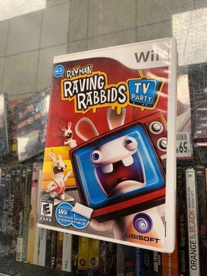 Rayman: Raving Rabbids TV Party Nintendo Wii Good Condition CIB NTSC Complete