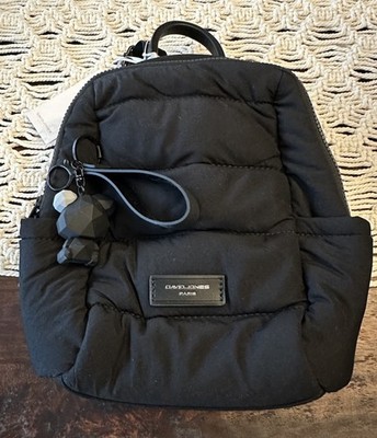 David Jones Medium-sized
Women Quilted backpack with
snap closure Taupe New David Jones Zip Backpacks for Women for sale | eBay main image 3