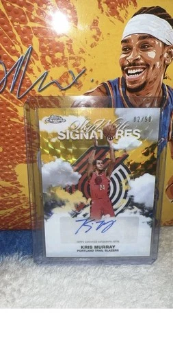 2025 Topps Chrome Kris Murray Sky Write Signatures (RAW)