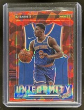 2021-22 Panini Contenders Optic RJ Barrett Uniformity Red Cracked Ice #9 Knicks