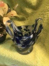 murano glas vase blau Kleine Tischvase Stand Nur In Der Vitrine