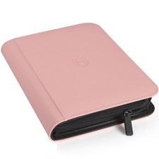 Card Binder 4 Pocket with Zipper, 288 Pockets Trading Card Holder Book Premium