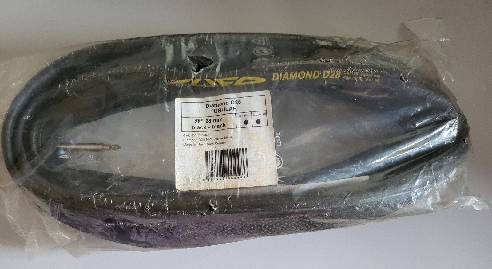 TUFO Pneu Diamond D28 tubular route 28 pouces 28 mm noir