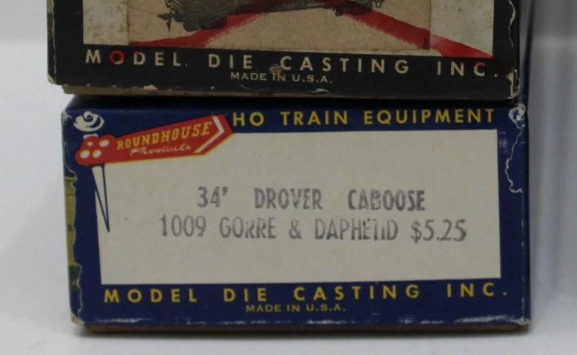 Roundhouse 1009 34' Drover Caboose kit Gorre & Daphetid #9 NIB - Image 2 of 2