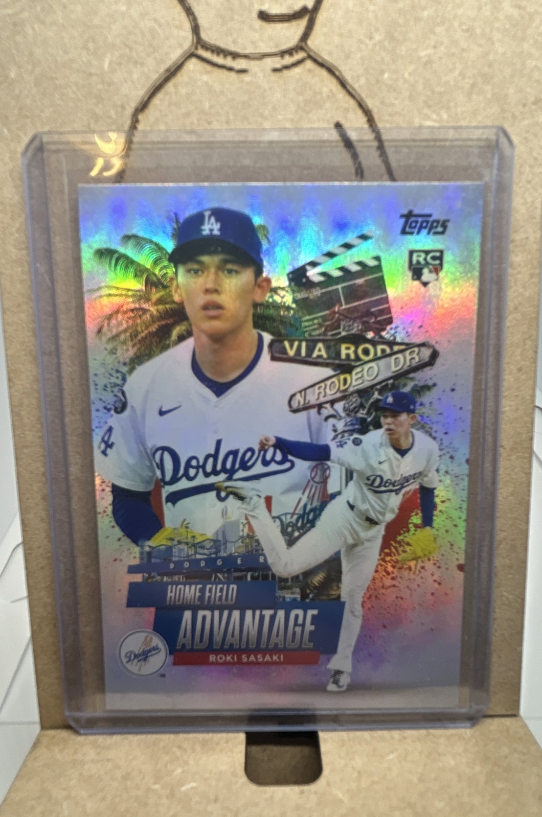2025 Topps Update Series - Home Field Advantage Roki Sasaki #HA-41 (RC)
