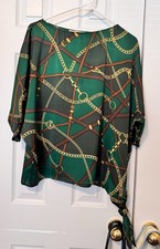 Michael Michael Kors Green Chain Print Tie-He...