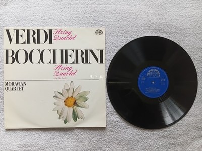 Verdi String Quartet E minor Boccherini Op58 No2 Moravian Quartet Supraphon LP