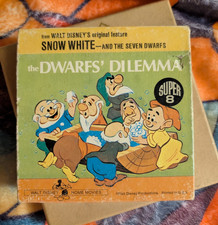 Walt Disney Super 8 Color Film Reel "The Dwarfs' Dilemma" for Movie Camera