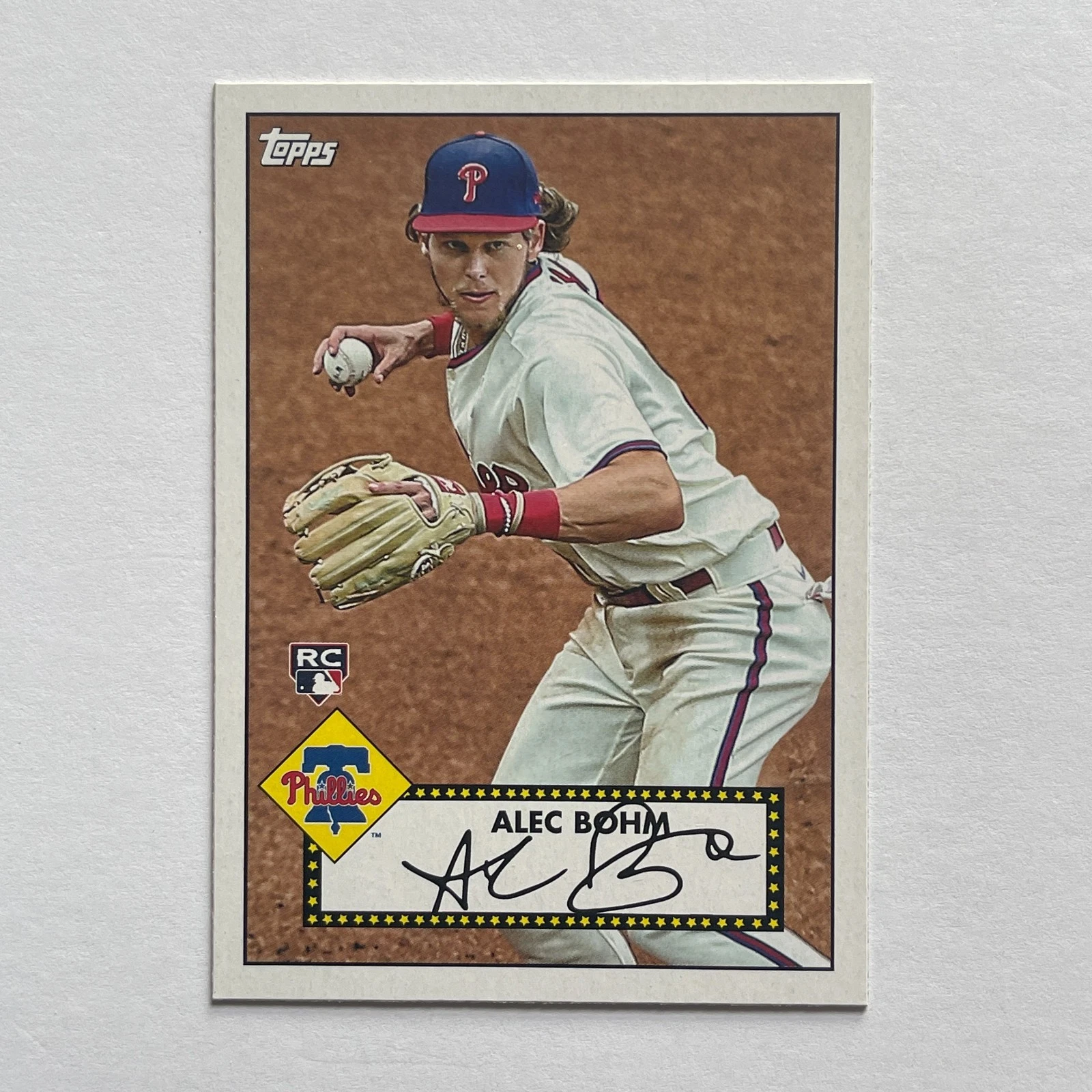 2021 Topps Heritage #T5214 Alec Bohm Auto Rookie Phillies Card | eBay