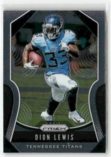 Dion Lewis 2019 Panini Prizm Tennessee Titans #165
