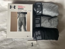 Under Armour 9 inch Tech Boxer Brief New Tag Men Sizes Boxerjocks Black Blue