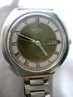 Vintage 1971 Seiko 7006-8029 Automatic 17J Men’s Watch Green Roman Dial