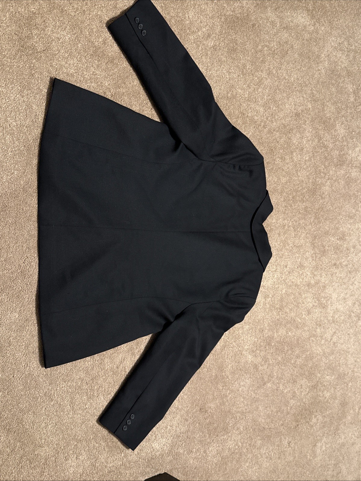 Pendleton 100% Virgin Wool Black 1 Button Blazer … - image 8