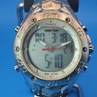 Vintage 2004 Timex Ironman Ana-Digi Dual Time 39mm Mens Quartz Digital Watch