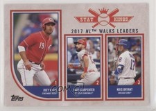 2018 Topps Big League Stat Kings Trio Matt Carpenter Kris Bryant Joey Votto 2u3