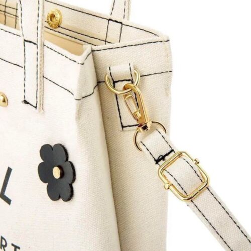 Jill Stuart Borsa a tracolla a 2 vie con fiori bianca L17,5 x H22 x D10,5 cm Takarajimasha - Foto 5 di 7