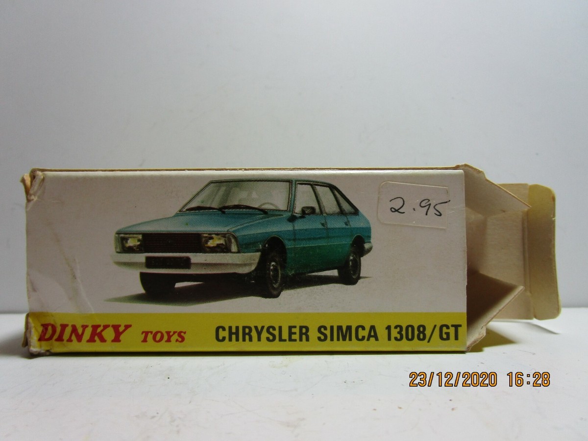 Dinky Toys 011542 Chrysler 1308 GT, Couleur Vert Métal, Avec Boîte D'origine