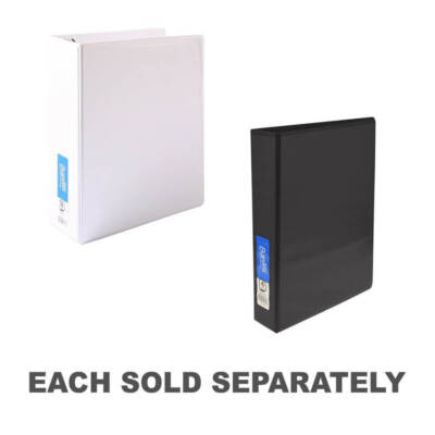 Bantex 4 D Ring Insert Binder Heavy Duty Design for Home Office School 65mm A4