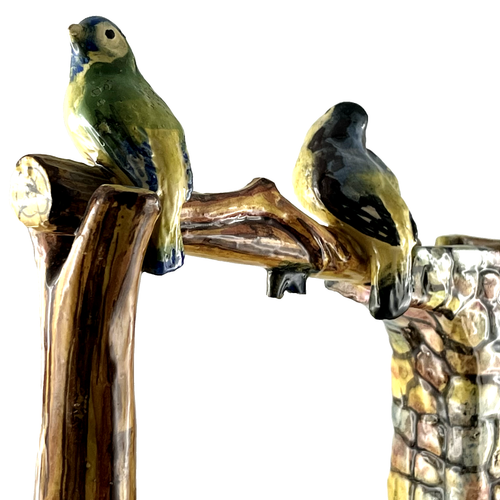 Grand PUITS AUX OISEAUX Céramique PARDI DEVOS à VALLAURIS massier/barbotine 1900 - Bild 9 von 20