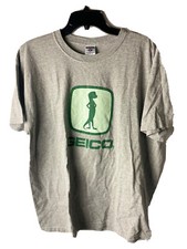 Vintage GEICO Shirt Mens XL Gecko Mascot Y2K Insurance Company Graphic Tee
