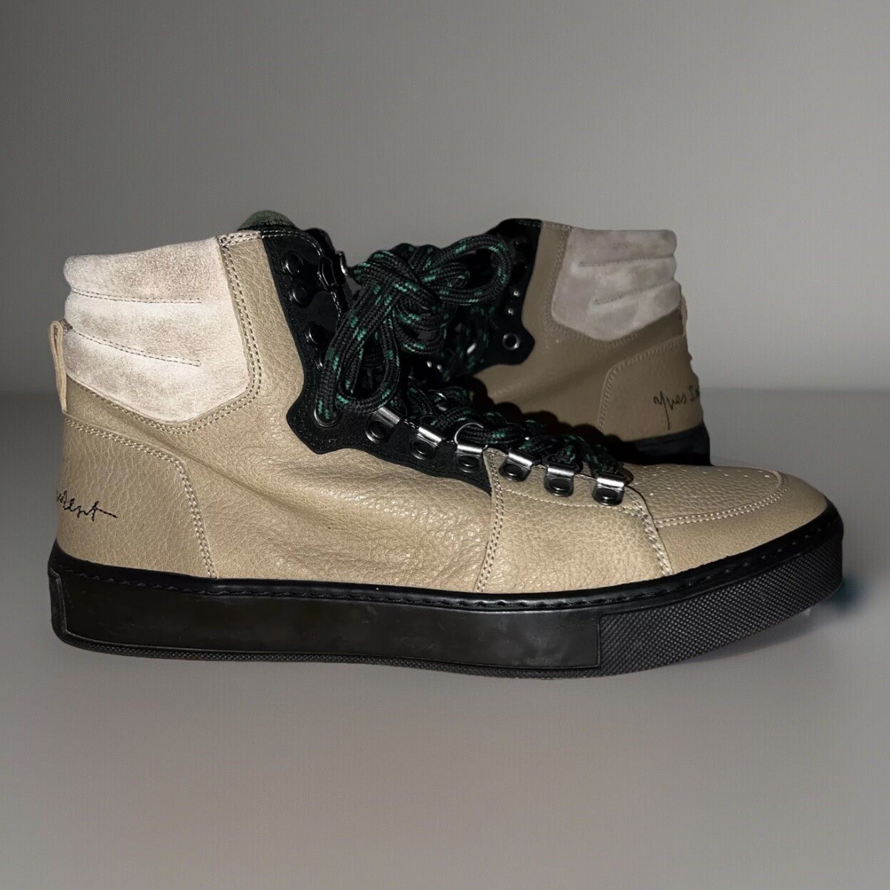 YSL Yves Saint Laurent Malibu scarponi da trekking uomo Spagna taglia 40 7 7 5 pelle