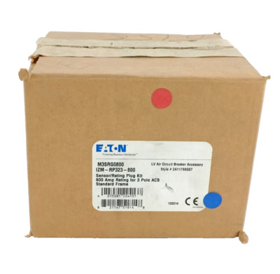 Eaton - M3SRG0800 Sensors and Rating Plug Kit for 800A 3-Pole ACB Breaker. NEW
