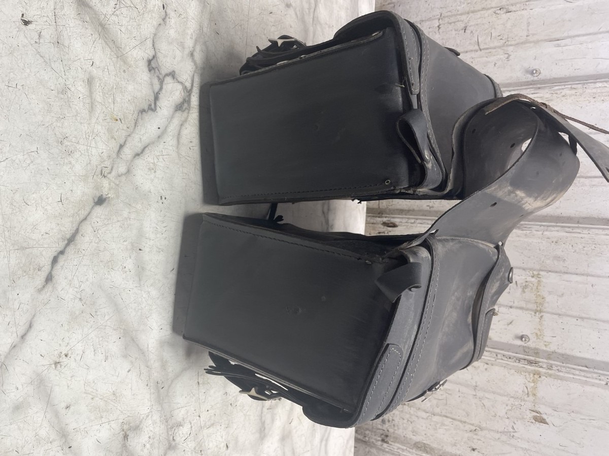 96 Kawasaki VN800 VN 800 Vulcan Drifter leather saddlebags saddle