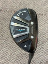 Callaway Rogue X 20  4 Hybrid Synergy 60g Stiff Flex Shaft Jumbo Max Grip