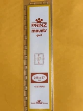 PRINZ STAMP MOUNTS 215/37     ( NEW SIZE )