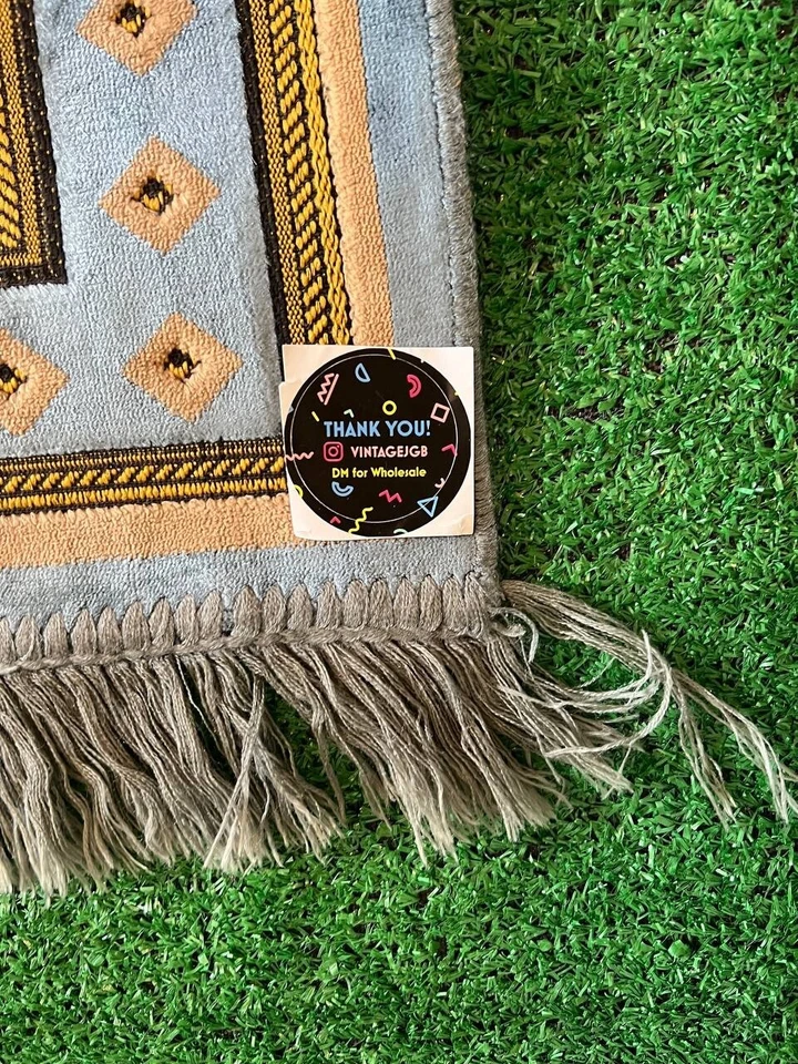 Vintage Old Saudi Arabia Arab Rug Pattern Flowers Rare Size 27x41 - Image 2 of 4