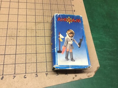 sealed Play Mobile clone -- AIRGAM - female space lady - from Greece, vintage 