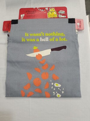 Blue Q Apron  It Wasn t Nothing  NWT Holiday Thanksgiving