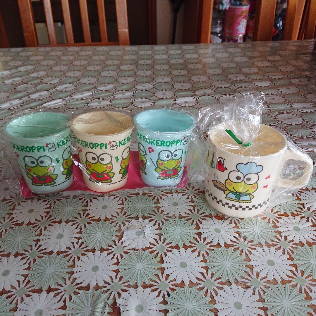 Kerokerokeroppi Plastic Cup Vintage 1988 Japan Good Condition