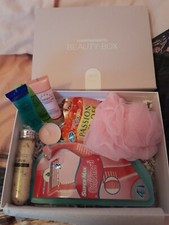 womens look fantastic beauty box filled with beauty products