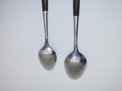 Interpur Floral Composite Wood Handle SS INR2 Soup Tablespoon